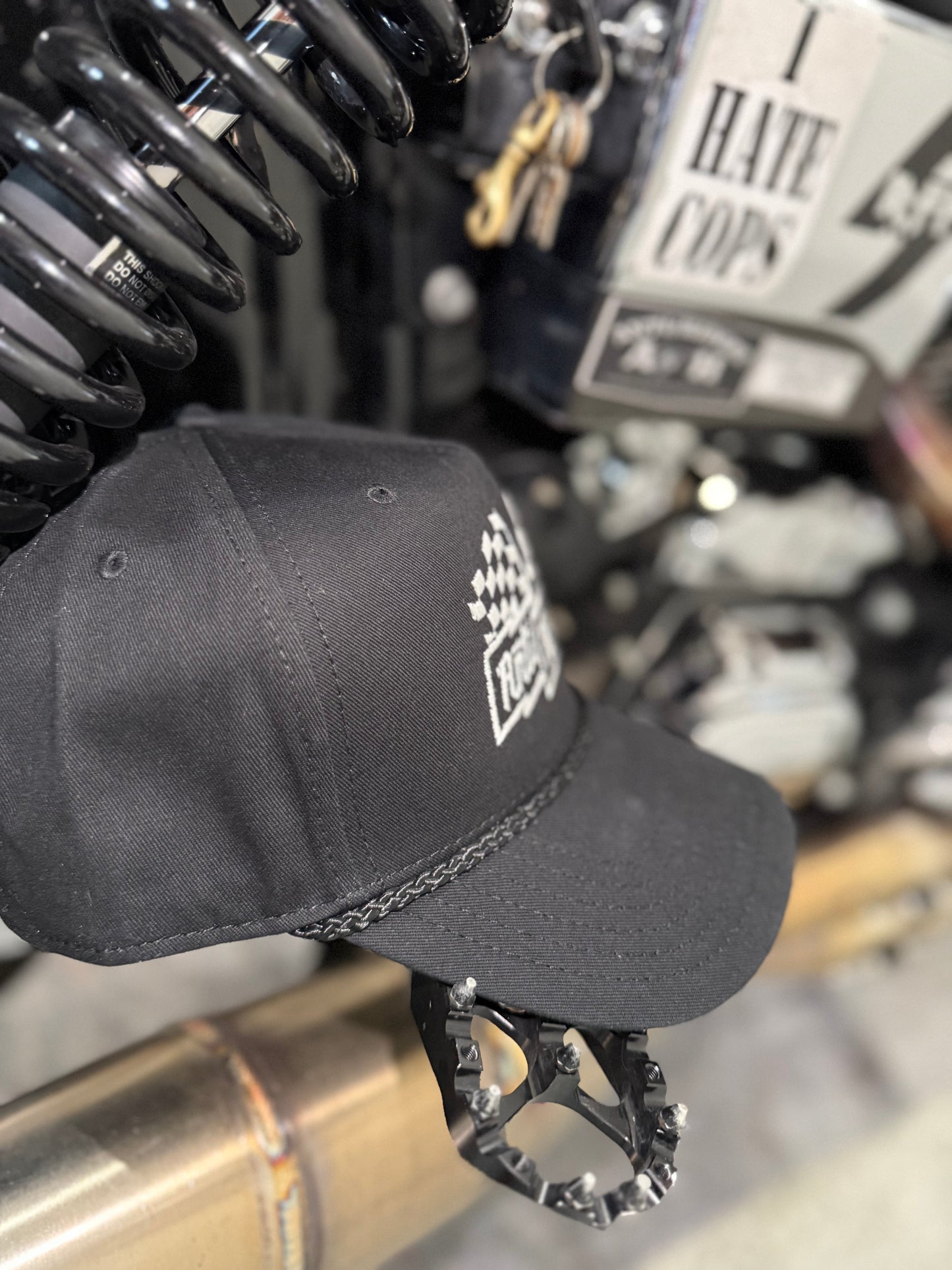 Anti/Hiderz "Checkered Flags"Rope Hat