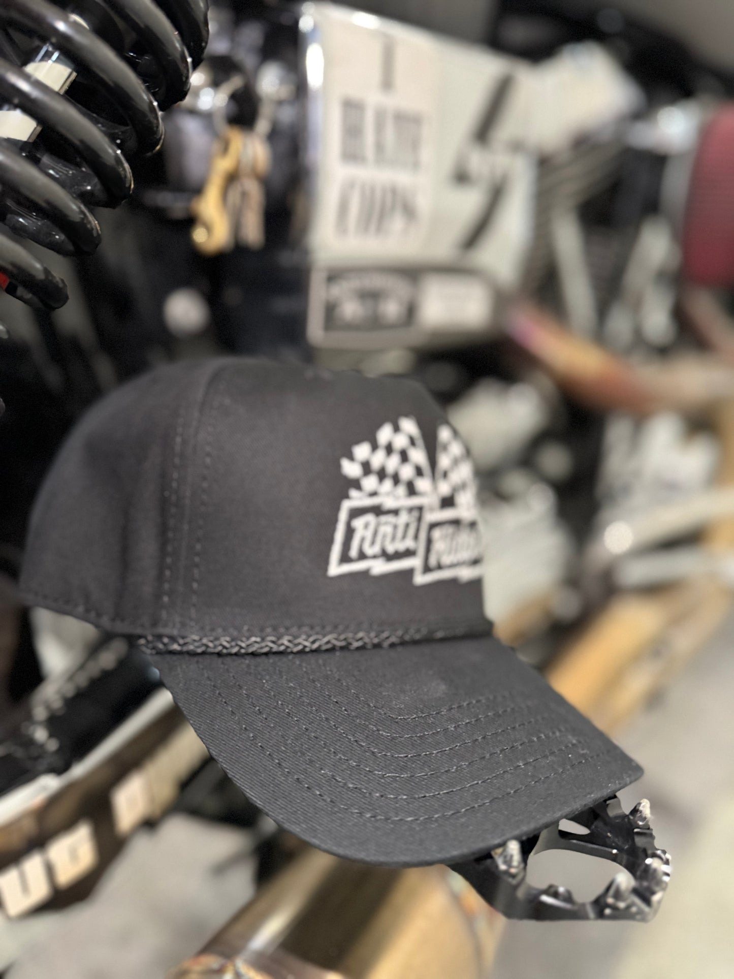 Anti/Hiderz "Checkered Flags"Rope Hat