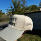 Anti/Hiderz "Tan with Sage Green Font” Hat