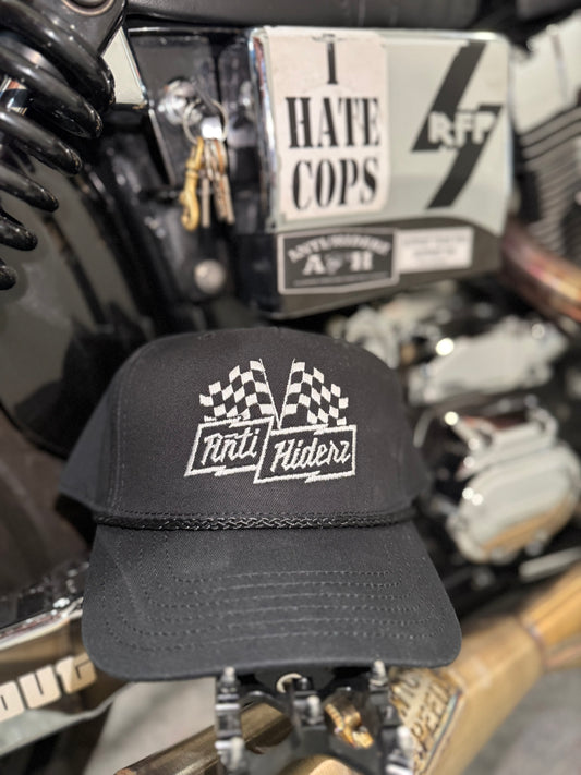 Anti/Hiderz "Checkered Flags"Rope Hat
