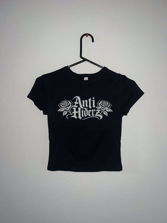 Anti/Hiderz - Womans Crop "Baby Tee"