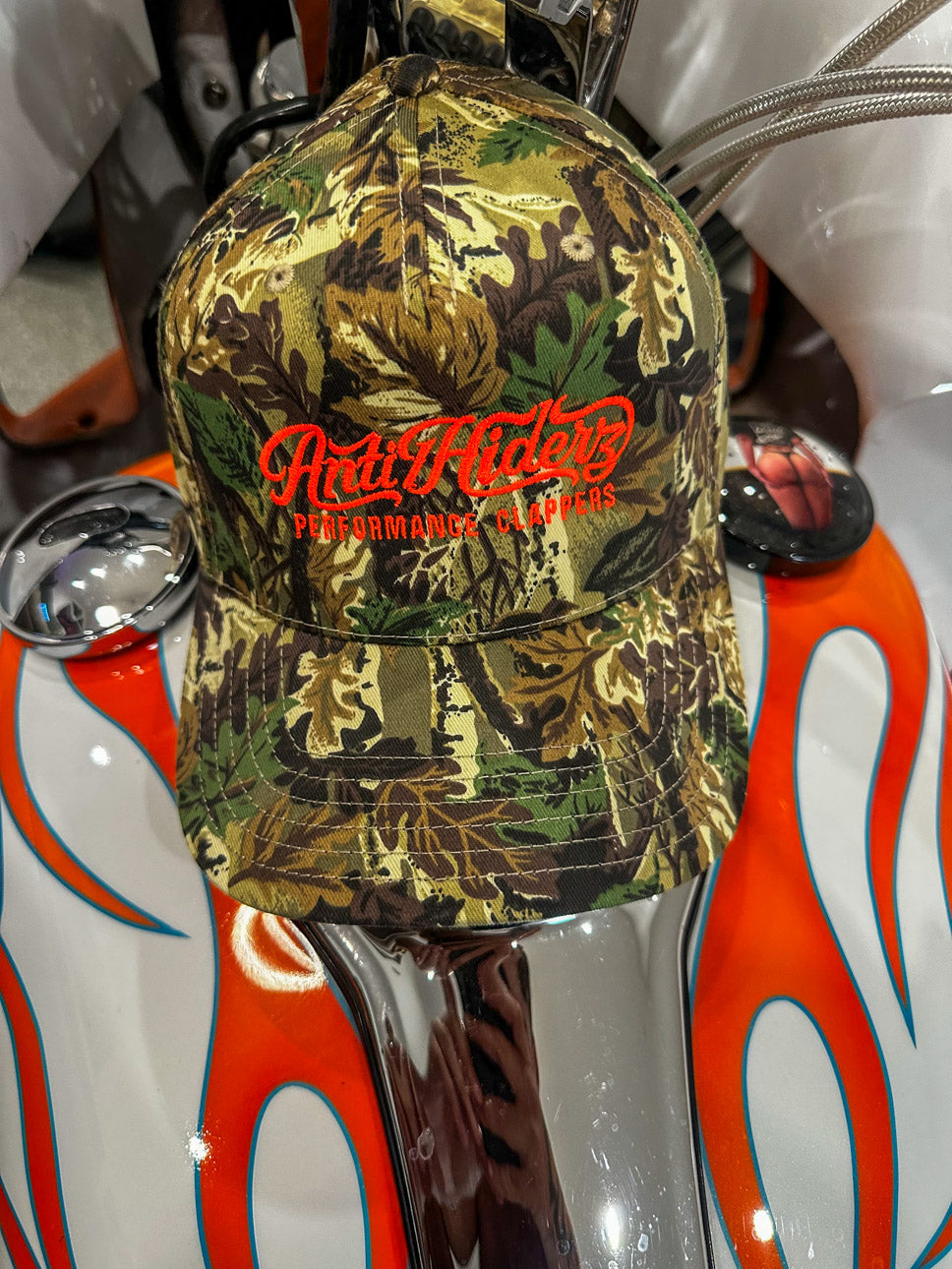 Anti/Hiderz "Camo-Orange Font" Hat