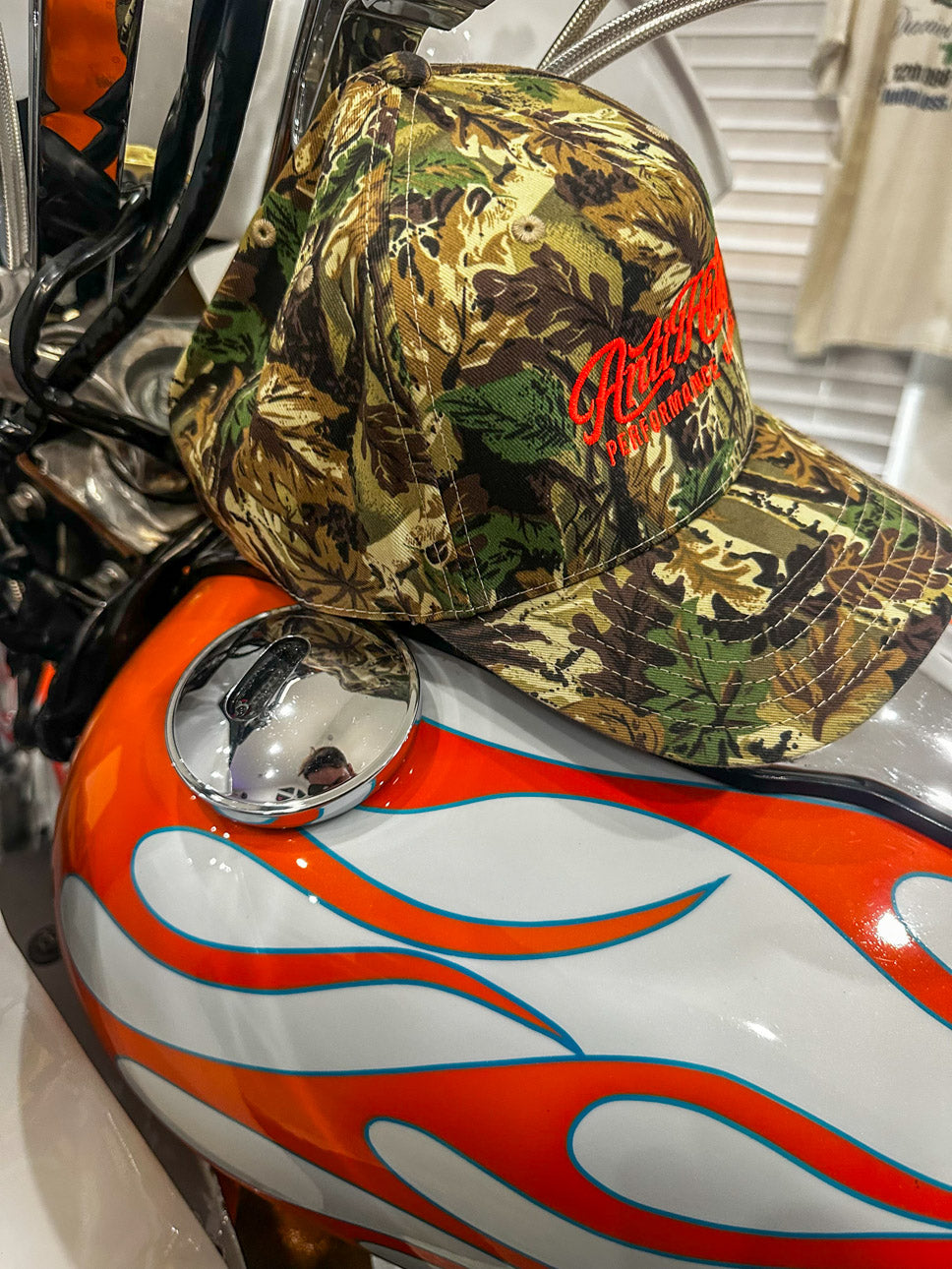 Anti/Hiderz "Camo-Orange Font" Hat